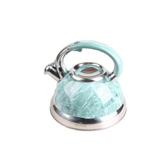 Kovová kanvica 3l tyrkysový mramor