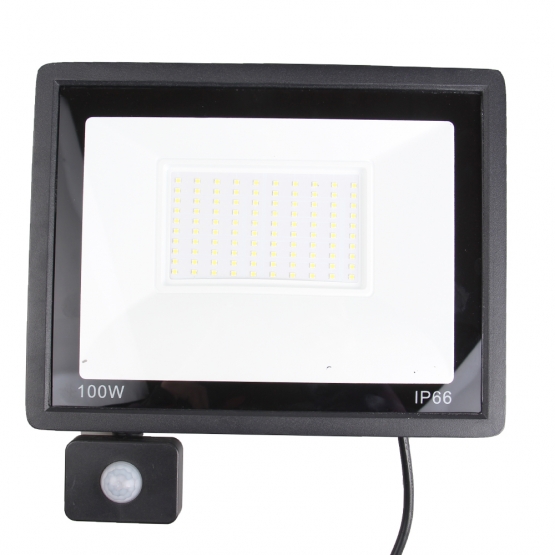 LED reflektor s pohybovým čidlom 100W