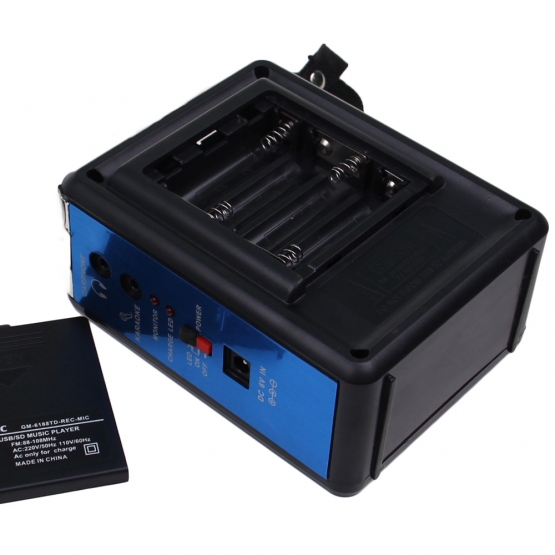 Multimediálne rádio GM-6188TD modré