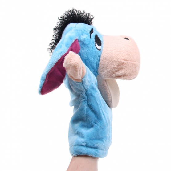 Plyšový maňuška na ruku somár