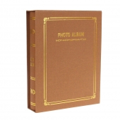 Fotoalbum na 200 fotografií hnedé typ E