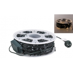 Vianočný LED svetelný reťaz 100 m žltý