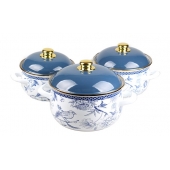 6-dielna sada smaltovaných hrncov ZL-8726