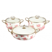 6-dielna sada smaltovaných hrncov ZL-8727