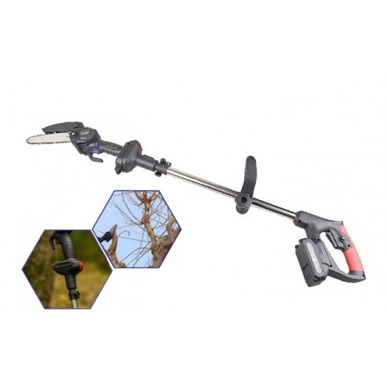 Akumulátorová píla 21V s teleskopickou tyčou 1m