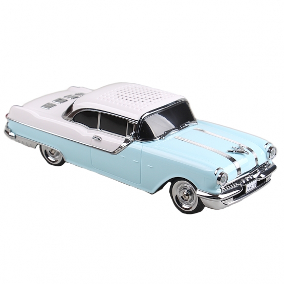 Reproduktor retro auto svetlo modré