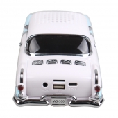 Reproduktor retro auto svetlo modré