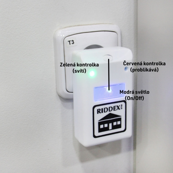 Odpudzovač hmyzu a škodcov Riddex