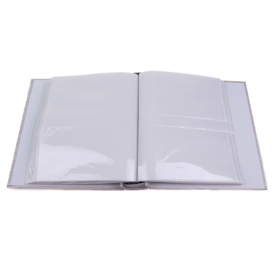 Fotoalbum s kvetinou na 200 fotografií šedej