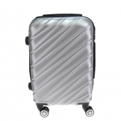 Sada 3 kufrov škrupinových LA3 sivá