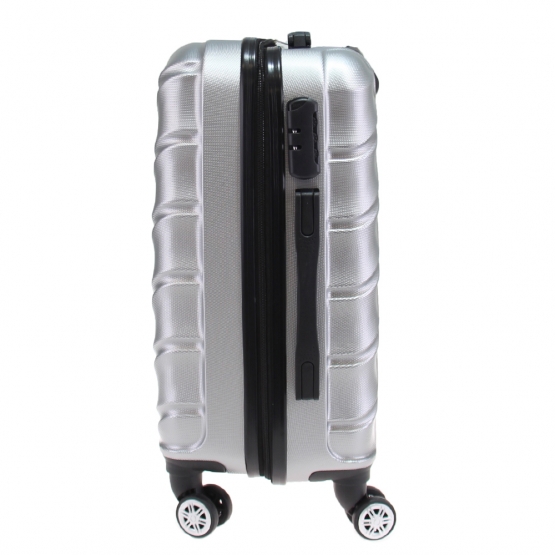 Sada 3 kufrov škrupinových LA3 sivá