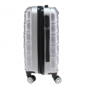 Sada 3 kufrov škrupinových LA3 sivá