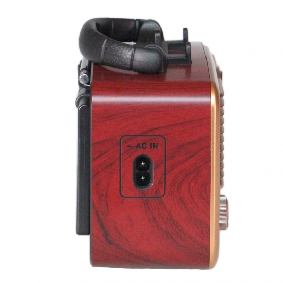 Prenosné 3pásmové solárne rádio GOLON zlaté