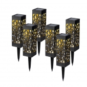 Záhradné solárne osvetlenie set 6 kusov