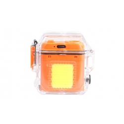 Elektrický špirálový zapaľovač oranžový