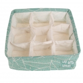 Skladací organizér do skrine zelený