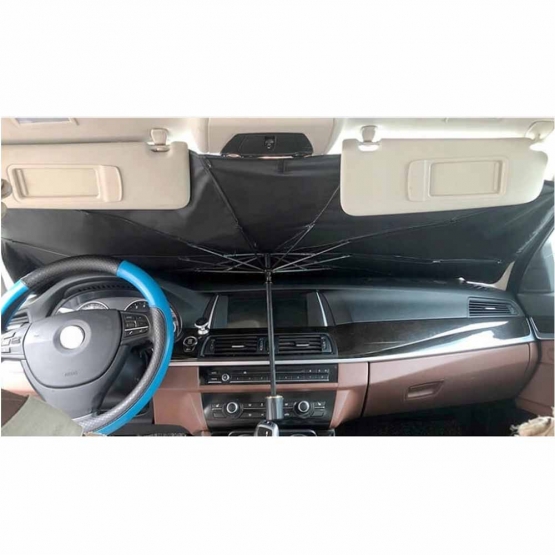 Skladací dáždnik na ochranu čelného skla