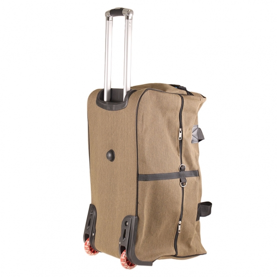 Cestovná taška na kolieskach khaki 62 l