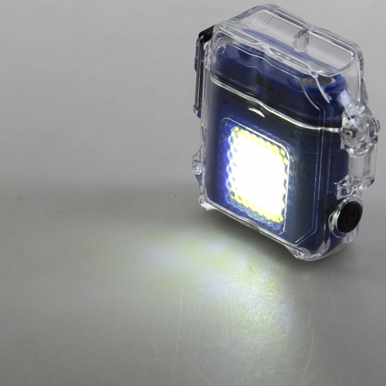 Elektrický špirálový zapaľovač modrý