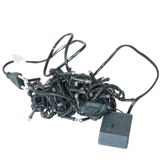 Vianočná LED svetelný reťaz 8 m modrý