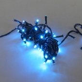 Vianočná LED svetelný reťaz 8 m modrý