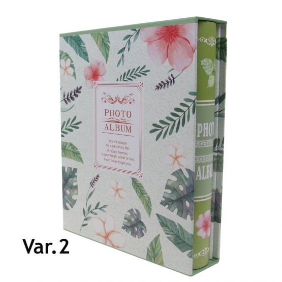 Fotoalbum s listami na 200 fotografií zelenej