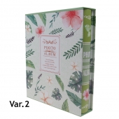 Fotoalbum s listami na 200 fotografií zelenej