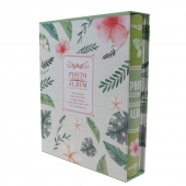 Fotoalbum s listami na 200 fotografií zelenej