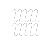 Hák na mäso do udiarne 15cm 10 ks