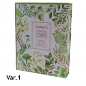 Fotoalbum s listami na 200 fotografií zelenej