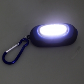 Vreckové ľad svetlo s karabínou modré