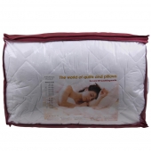 Vankúš a prikrývka z dutého vlákna