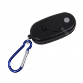 Vreckové ľad svetlo s karabínou modré