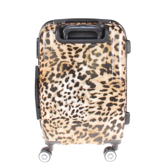 Súprava 3 škrupinových kufrov LP18 (leopard)