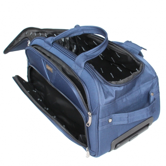 Cestovná taška na kolieskach MRZM modrá malá