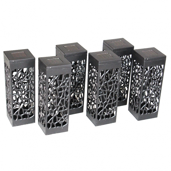 Záhradné solárne osvetlenie set 6 kusov