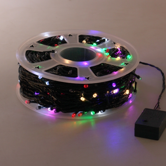 Vianočný LED svetelný reťaz 100 m farebná