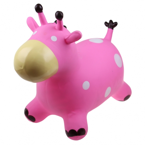 Hopsadlo pre deti - kravička ružová