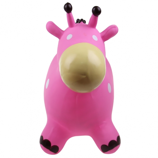 Hopsadlo pre deti - kravička ružová