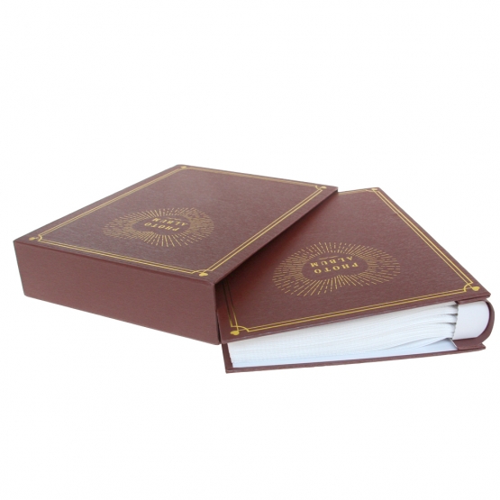 Fotoalbum na 200 fotografií hnědé