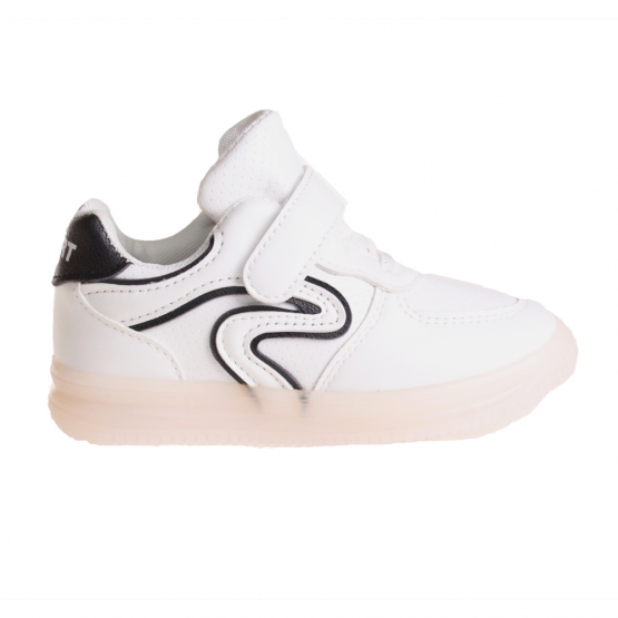 Detské tenisky svietiace Šport čierne