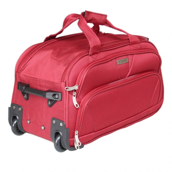 Cestovná taška na kolieskach M0RZM červená stredná