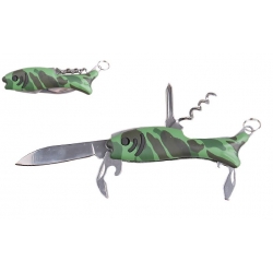 5-funkčný vreckový nôž rybička maskáčová