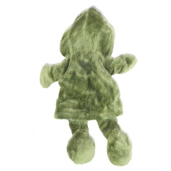 Plyšový maňuška s nohami na ruku krokodíl