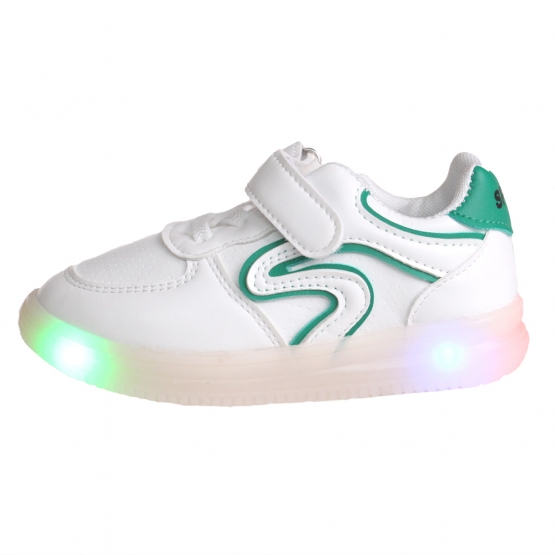 Detské tenisky svietiace Šport zelené
