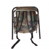 Turistické skladacie kreslo s batohom