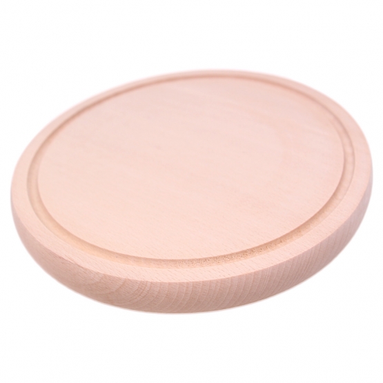 Doska na krájanie drevená okrúhlá