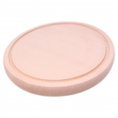 Doska na krájanie drevená okrúhlá