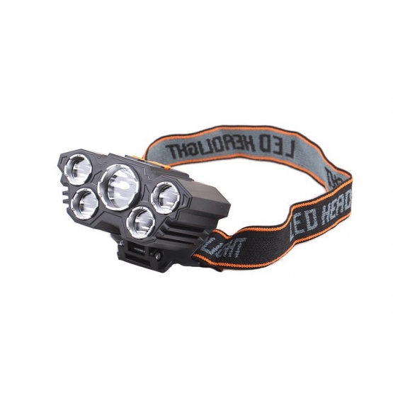 5LED dobíjacia čelovka L-T21