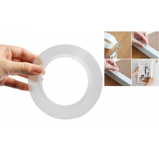  Obojstranná umývateľná lepiaca páska 3 m